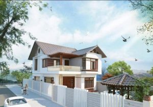 Mẫu biệt thự có sân vườn tràn ngập ánh sáng