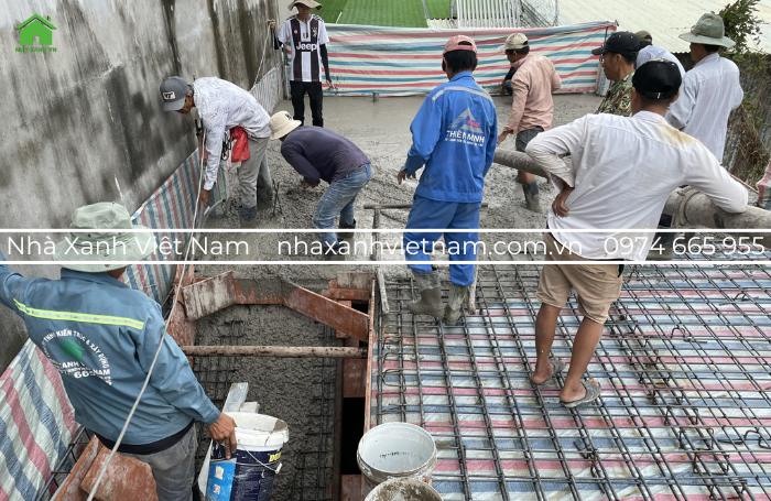 xay dung nha xanh vn dang thi cong