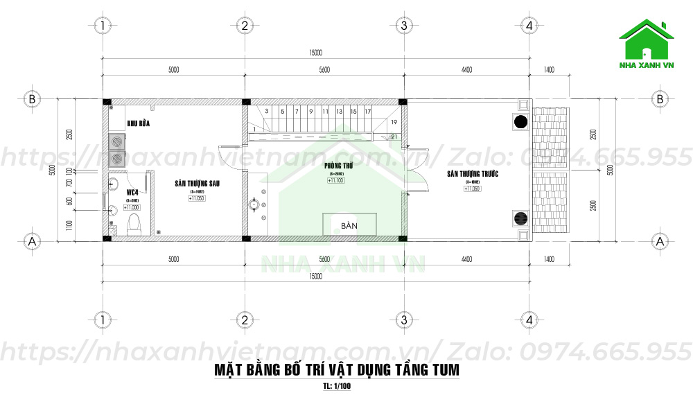 Công năng của tầng Tum