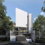 Thiết kế nhà hiện đại mái lệch đẹp mắt