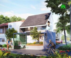 Nhà 4x15 ở thành phố đẹp