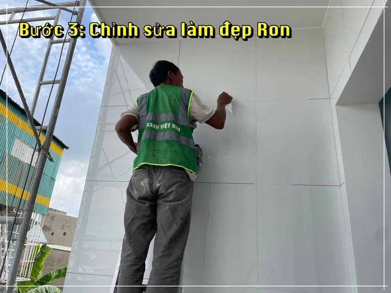Bước 3: chỉnh sửa ron