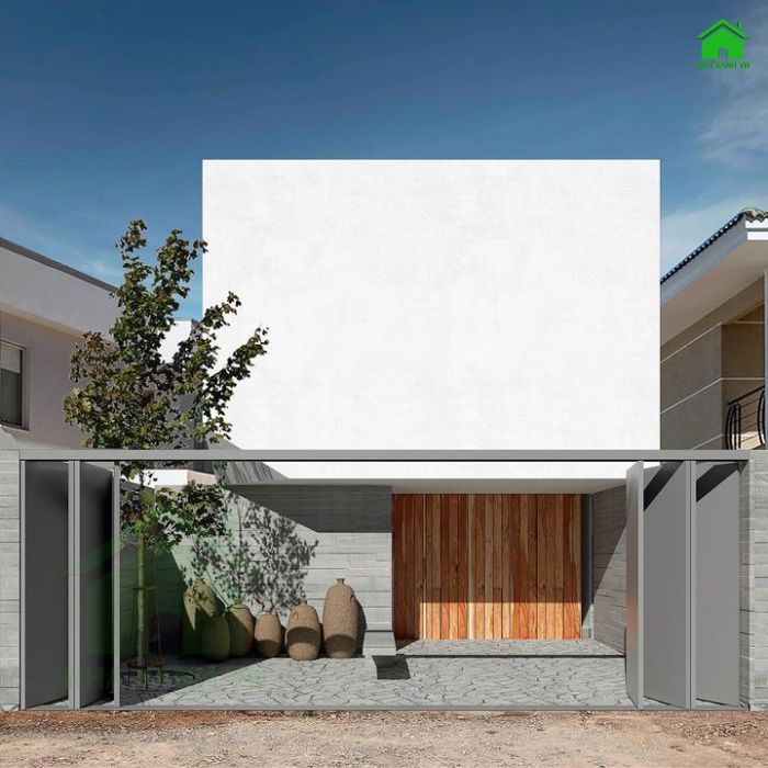 Thiết kế nhà ngang 8m theo phong cách minimalism 