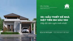 35+ Mẫu thiết kế nhà Mặt Tiền 8m sâu 15m đầy đủ tiện nghi