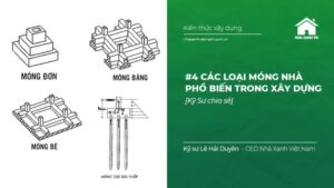 Các loại Móng Nhà phổ biến trong xây dựng