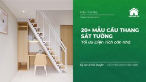 20+ mẫu Cầu Thang Sát Tường tối ưu Diện Tích căn nhà