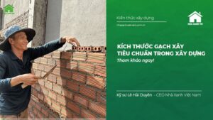 Kích thước Gạch Xây tiêu chuẩn trong xây dựng 2024