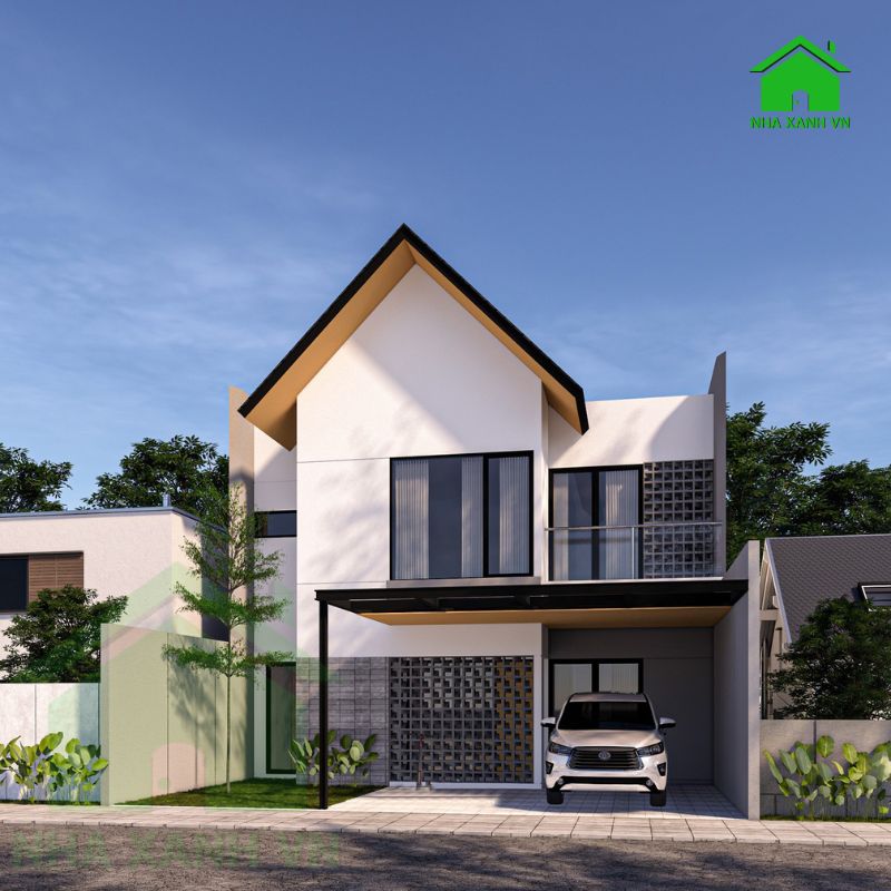35+ mẫu Thiết kế nhà 5x20 2 tầng đẹp, Tiết Kiệm chi phí 31 Nhà đẹp 2 tầng phong cách Nhật Bản đơn giản đẹp
