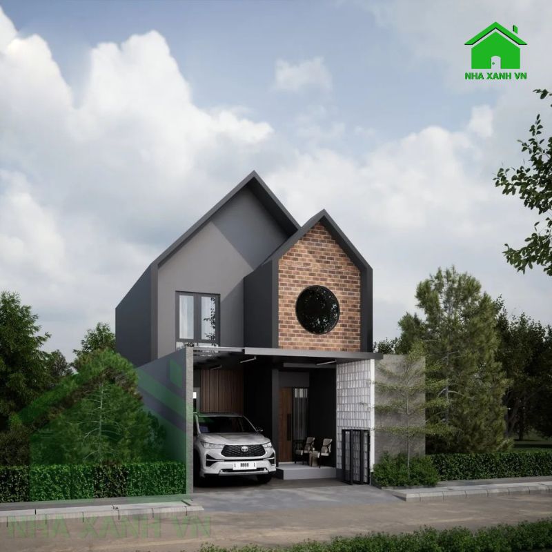 35+ mẫu Thiết kế nhà 5x20 2 tầng đẹp, Tiết Kiệm chi phí 25 Thiết kế nhà nhỏ 5x20m 2 tầng có Gara tiện lợi