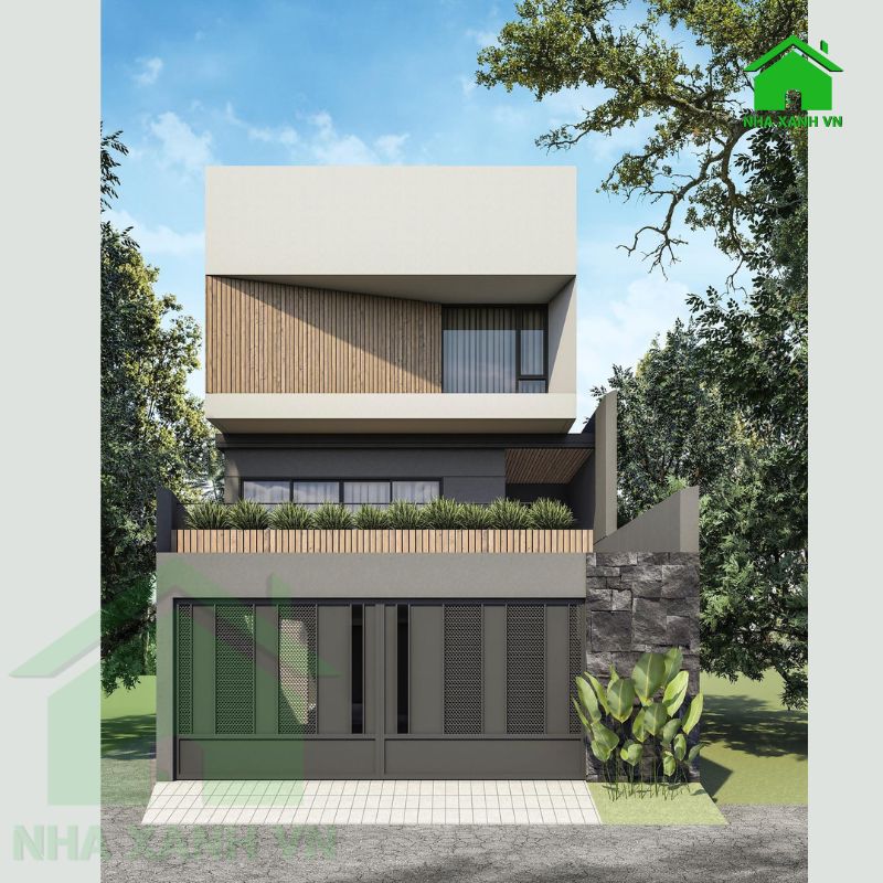 35+ mẫu Thiết kế nhà 5x20 2 tầng đẹp, Tiết Kiệm chi phí 32 Thiết kế nhà phong cách tối giản đẹp