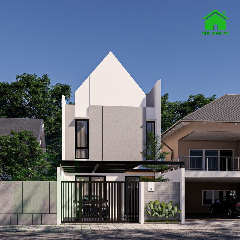 35+ mẫu Thiết kế nhà 5x20 2 tầng đẹp, Tiết Kiệm chi phí 34 Mẫu nhà đẹp mái chữ A 2 tầng, kích thước 5x20m tại Biên Hòa