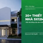20+ Bản vẽ thiết kế nhà 5x12m ấn tượng Nhất