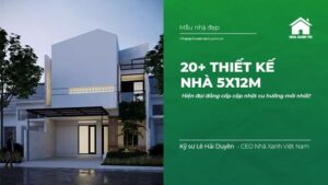 20+ Bản vẽ thiết kế nhà 5x12m ấn tượng Nhất