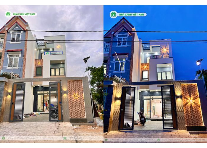 Hình ảnh hoàn thiện nhà phố lệch tầng 5x16m tại Biên Hòa - view 3