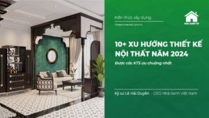 xu hướng thiết kế nội thất năm 2024