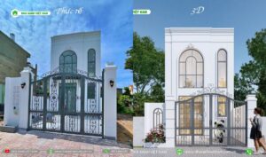 Hình ảnh 3D và thực tế thi công