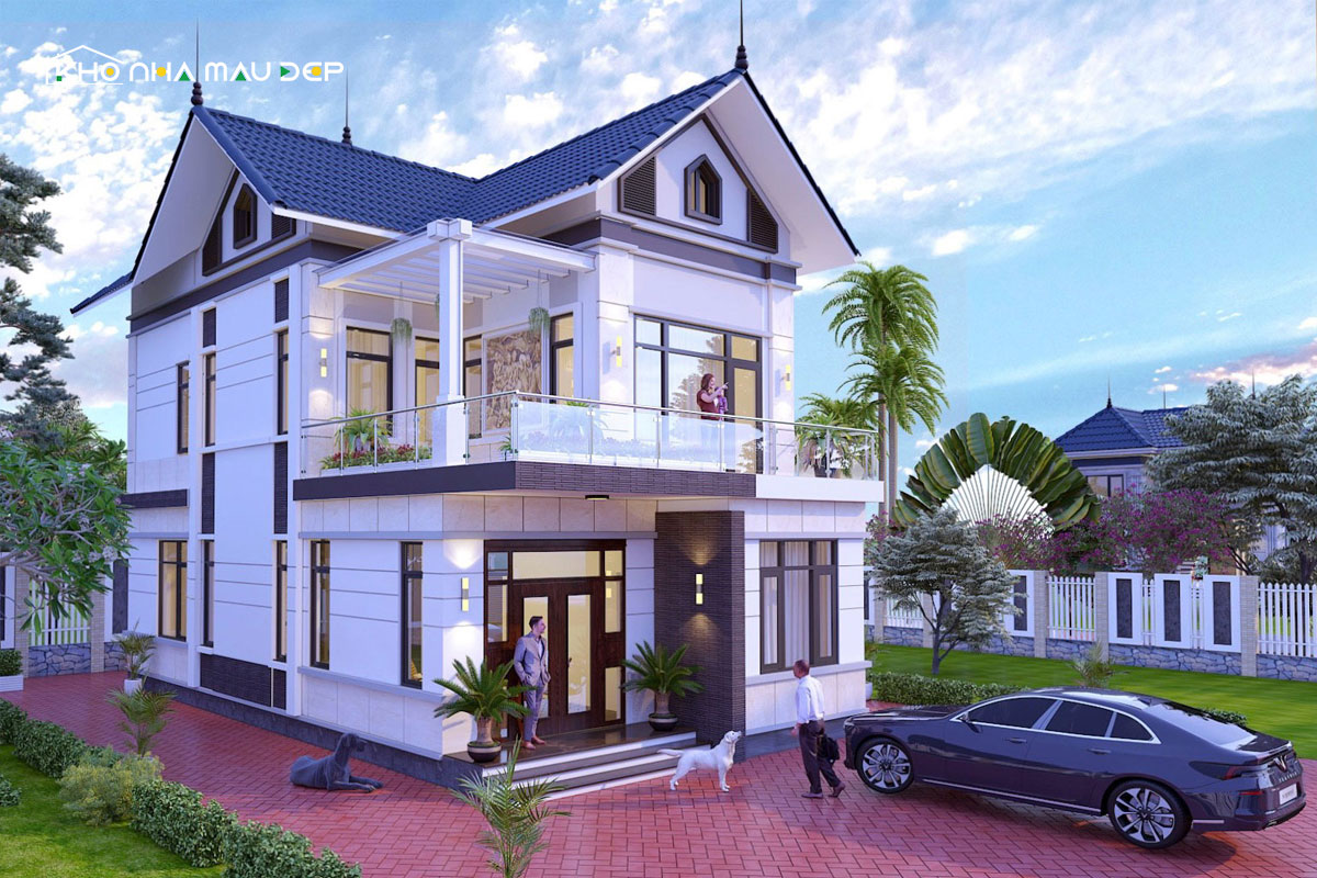 6+ Mẫu nhà 2 tầng mái Thái 500 triệu đẹp được yêu thích thất 10 Mẫu nhà 2 tầng mái Thái 500 triệu thiết kế có tầng gác lửng