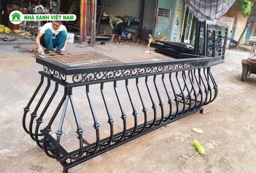 35+ Mẫu Lan Can hành lang sắt đẹp cho nhà phố 35 15 mau lan can hanh lang sat