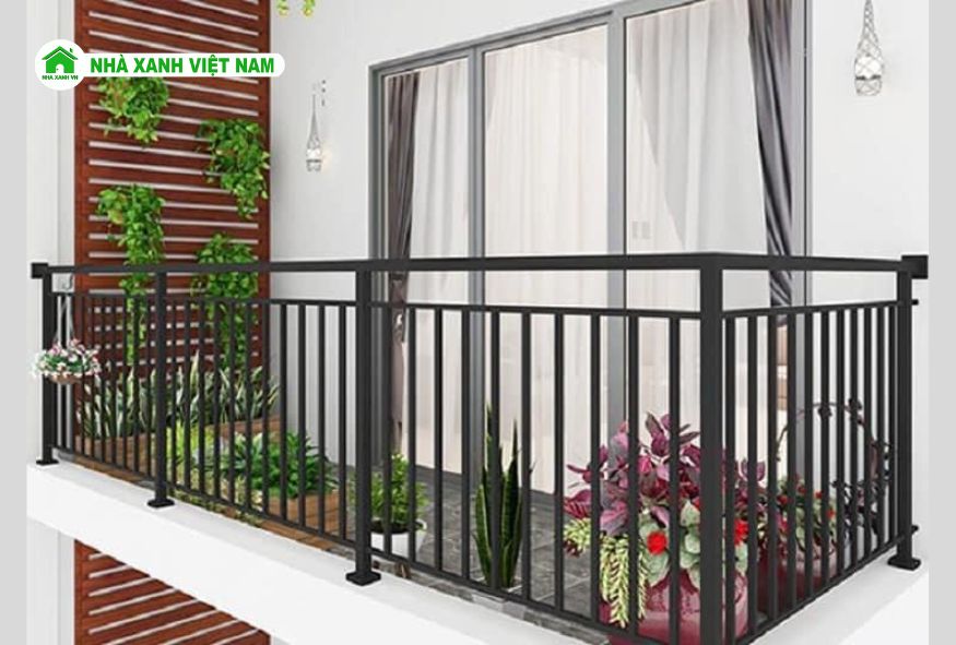 35+ Mẫu Lan Can hành lang sắt đẹp cho nhà phố 37 17 mau lan can hanh lang sat