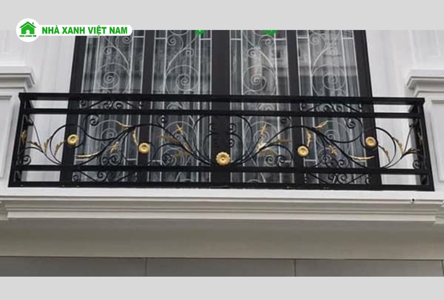 35+ Mẫu Lan Can hành lang sắt đẹp cho nhà phố 38 18 mau lan can hanh lang sat