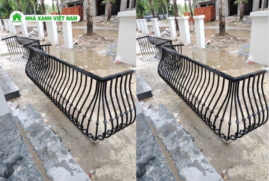 35+ Mẫu Lan Can hành lang sắt đẹp cho nhà phố 22 2 mau lan can hanh lang sat