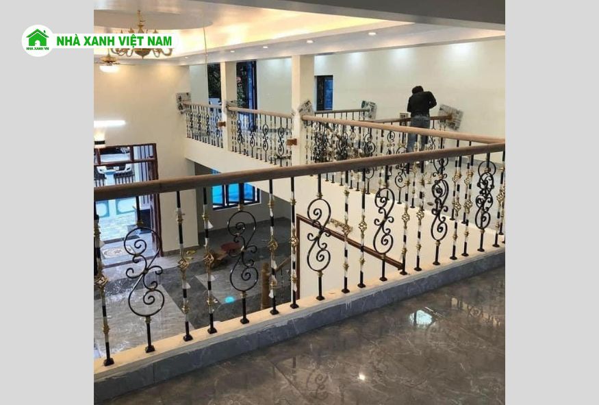 35+ Mẫu Lan Can hành lang sắt đẹp cho nhà phố 24 4 mau lan can hanh lang sat