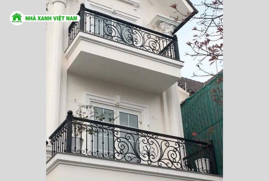 35+ Mẫu Lan Can hành lang sắt đẹp cho nhà phố 28 8 mau lan can hanh lang sat