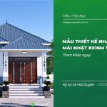 Mẫu thiết kế nhà cấp 4 mái Nhật 8x16m tại Quảng Trị 58 Mẫu thiết kế nhà cấp 4 mái Nhật 8x16m tại Quảng Trị