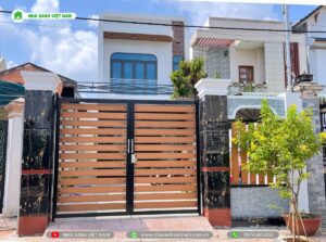 Hình ảnh hoàn thiện mẫu Nhà phố 2 tầng hiện đại tại huyện Long Thành