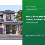 Nhà 2 tầng mái Nhật lô góc 240 m2 3 phòng ngủ MN2T-QT02 23 Nhà 2 tầng mái Nhật lô góc 240 m2 3 phòng ngủ