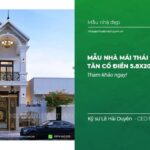 Mẫu nhà mái Thái 2 tầng tân cổ điển 5.8x20m2 NP2T-NX-7 20 Mẫu nhà mái Thái 2 tầng tân cổ điển 5.8x20m2 NP2T-NX-7