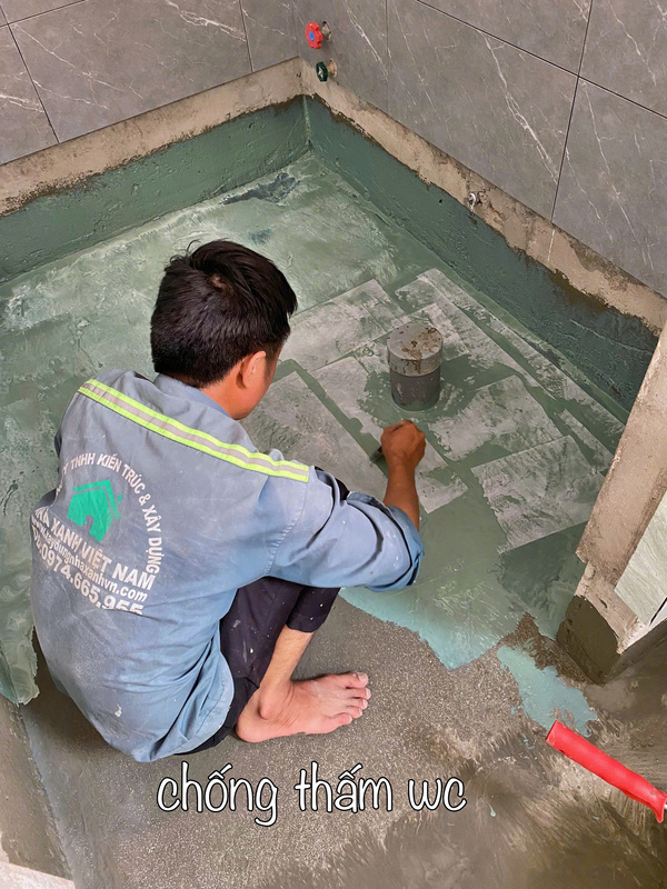 Công tác chống thấm WC