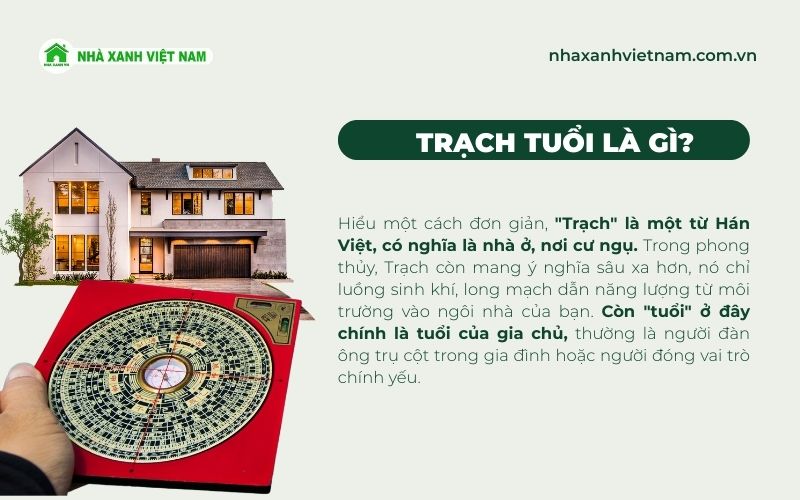 Trạch tuổi là gì? Cách tính tuổi xây nhà theo Cửu Trạch Vận Niên 3 Trạch tuổi là gì? Ý nghĩa trong phong thủy xây dựng nhà ở