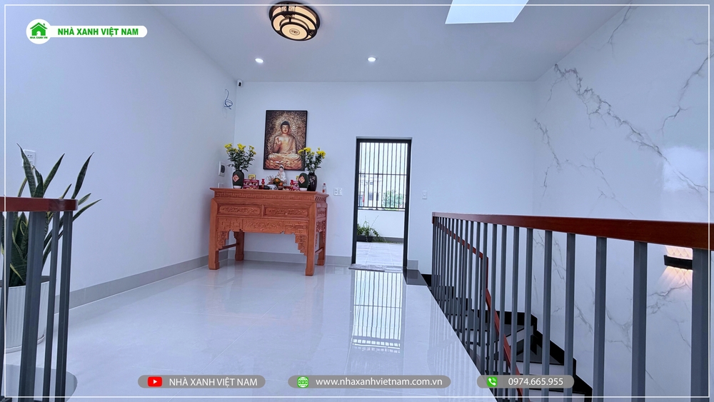 Hình ảnh hoàn thiện phòng thờ - view 1