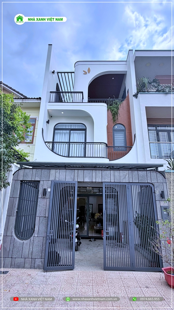 Hình ảnh mặt tiền căn nhà hoàn thiện