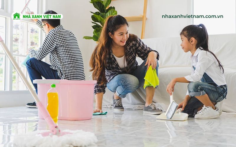 Chuyển Nhà Mới Cần Chuẩn Bị Gì? 8 Dọn dẹp và vệ sinh nhà cũ lẫn nhà mới