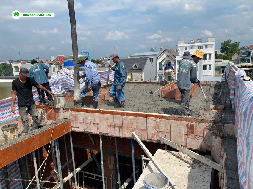 Công tác đổ tầng