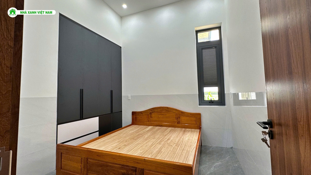 Mẫu nhà cấp 4 mái Nhật đẹp 9.3x17m NCB-202502 105 Hoàn thiện phòng ngủ - view 5