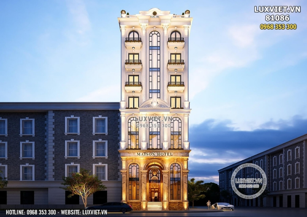 Công ty chuyên thiết kế thi công khách sạn nổi tiếng 6 Luxviet - đơn vị thiết kế và thi công khách sạn uy tín