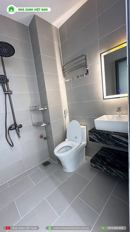 Mẫu nhà phố 2 tầng hiện đại 4x16m tại Biên Hòa NP2T-NX-14 95 Hình ảnh hoàn thiện phòng WC- view 4