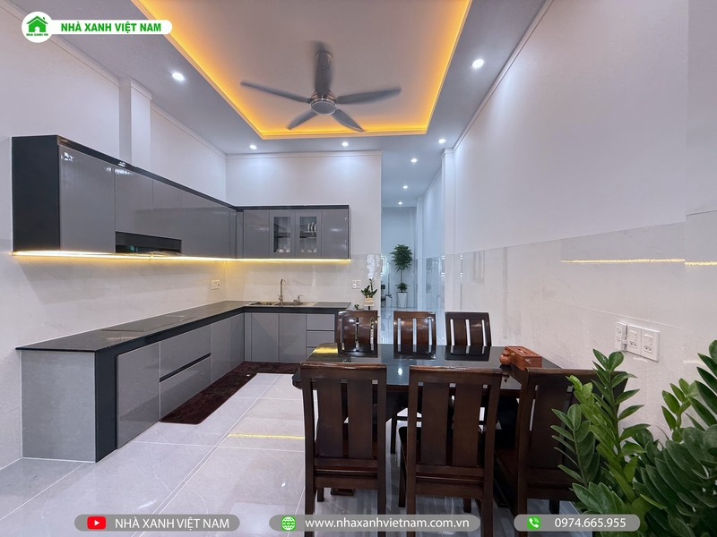 Mẫu nhà phố 2 tầng hiện đại 4x16m tại Biên Hòa NP2T-NX-14 91 Hình ảnh hoàn thiện căn bếp