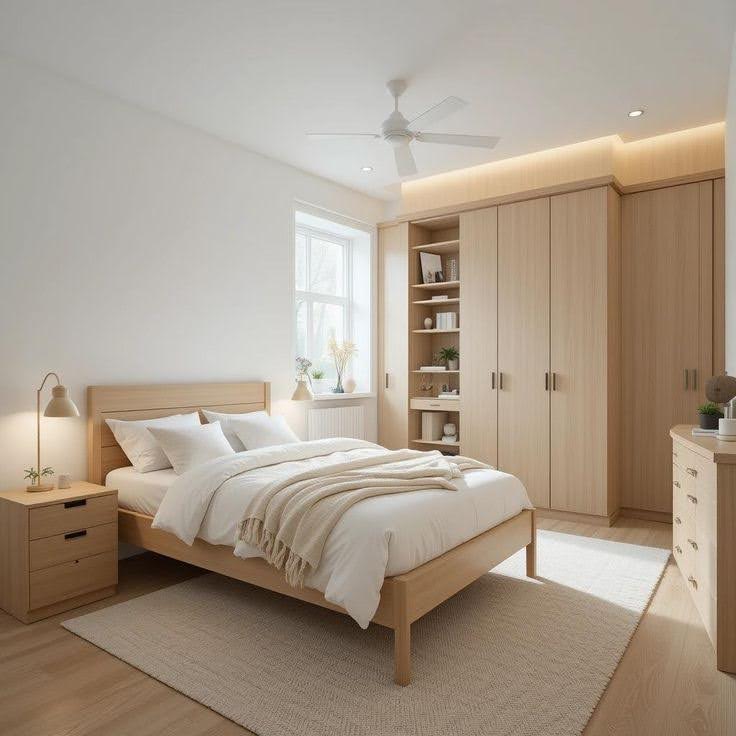 Hướng dẫn cách bố trí tủ quần áo trong phòng ngủ chuẩn phong thuỷ 7 Bố trí tủ quần áo hợp mệnh, hợp hướng phòng để thu hút tài lộc