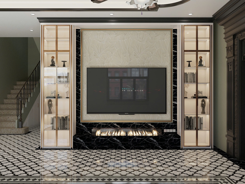 3D phòng khách - view 2