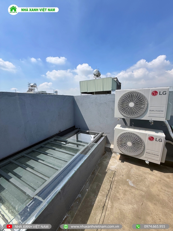Mẫu nhà phố 2 tầng hiện đại 4x16m tại Biên Hòa NP2T-NX-14 114 Hình ảnh hoàn thiện khu vực sân thượng và mái nhà - view 2