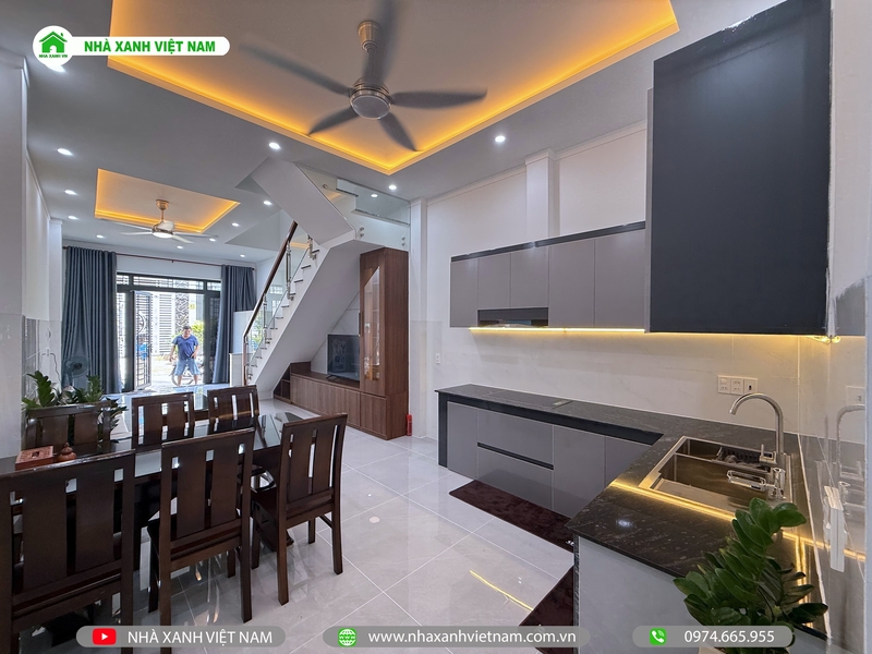 Mẫu nhà phố 2 tầng hiện đại 4x16m tại Biên Hòa NP2T-NX-14 85 Hình ảnh hoàn thiện phòng khách - view 2