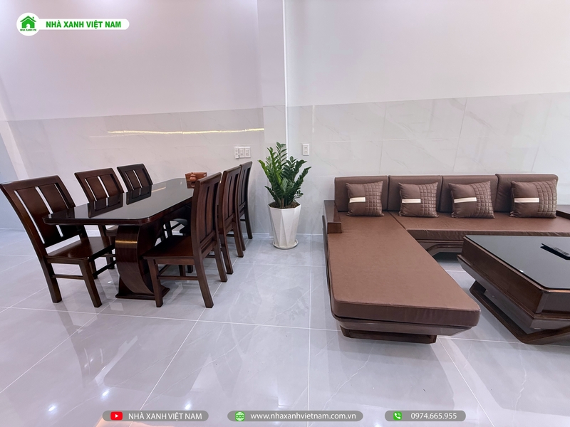Mẫu nhà phố 2 tầng hiện đại 4x16m tại Biên Hòa NP2T-NX-14 86 Hình ảnh hoàn thiện phòng khách - view 3