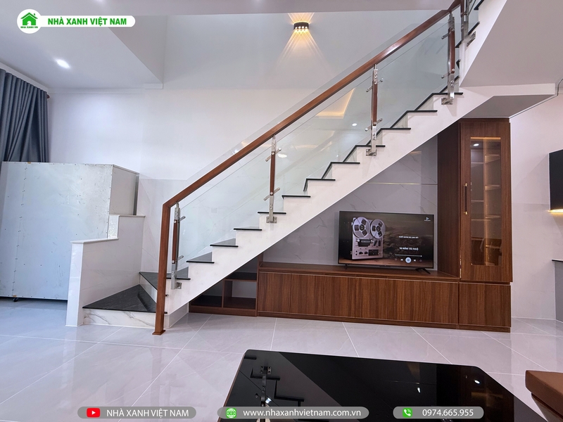 Mẫu nhà phố 2 tầng hiện đại 4x16m tại Biên Hòa NP2T-NX-14 87 Hình ảnh hoàn thiện phòng khách - view 4