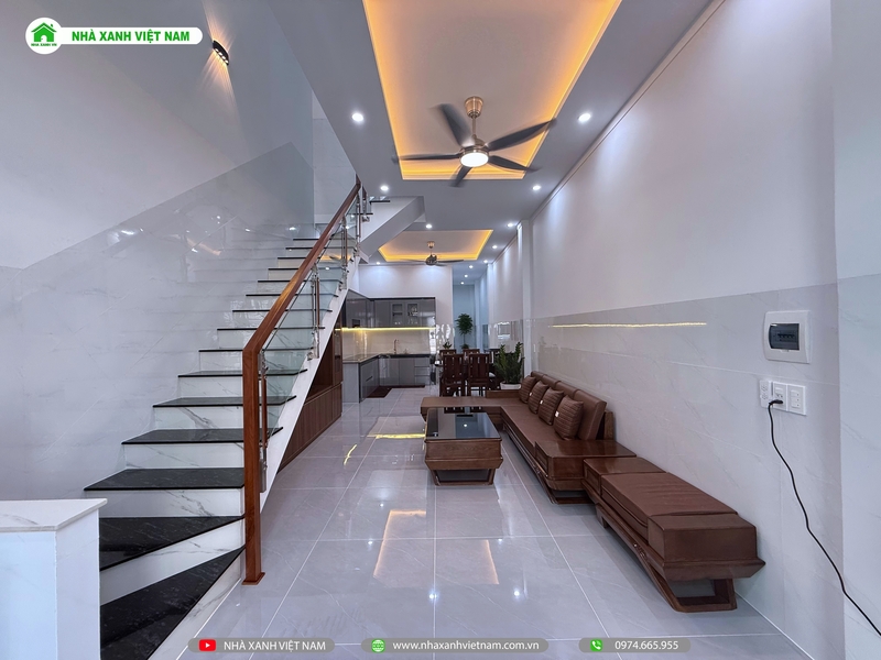 Mẫu nhà phố 2 tầng hiện đại 4x16m tại Biên Hòa NP2T-NX-14 88 Hình ảnh hoàn thiện phòng khách - view 5