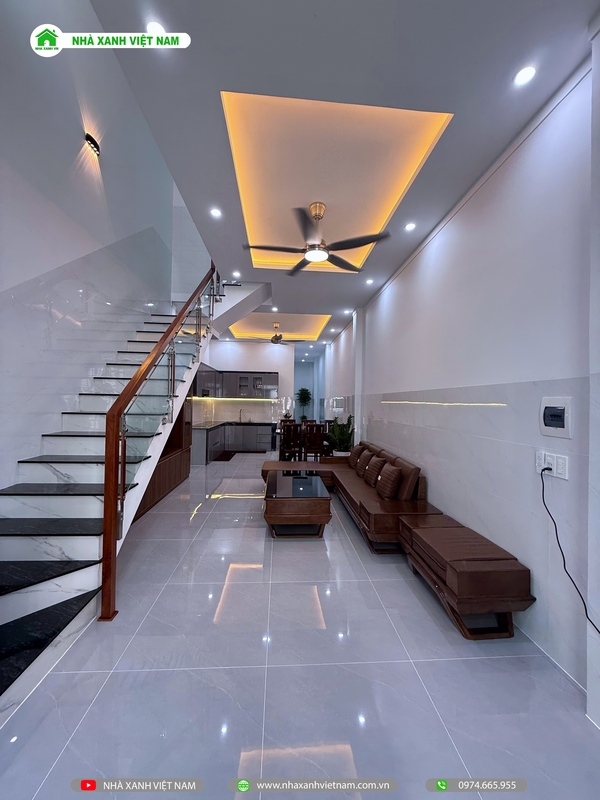 Mẫu nhà phố 2 tầng hiện đại 4x16m tại Biên Hòa NP2T-NX-14 89 Hình ảnh hoàn thiện phòng khách - view 6