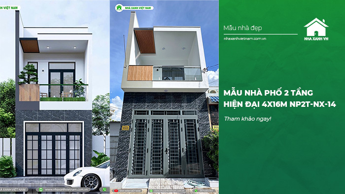 Mẫu nhà phố 2 tầng hiện đại 4x16m tại Biên Hòa NP2T-NX-14 11 Mẫu nhà phố 2 tầng hiện đại 4x16m tại Biên Hòa NP2T-NX-14